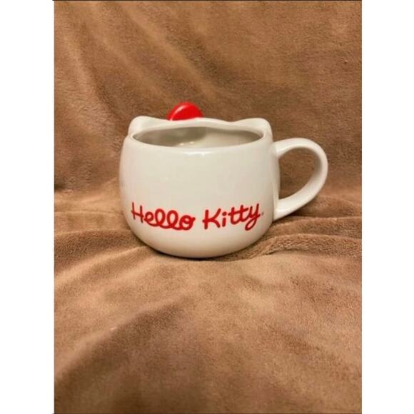 Hello Kitty Face Large 22oz 3D Sculpted Coffee Mug - Picture 2 of 2